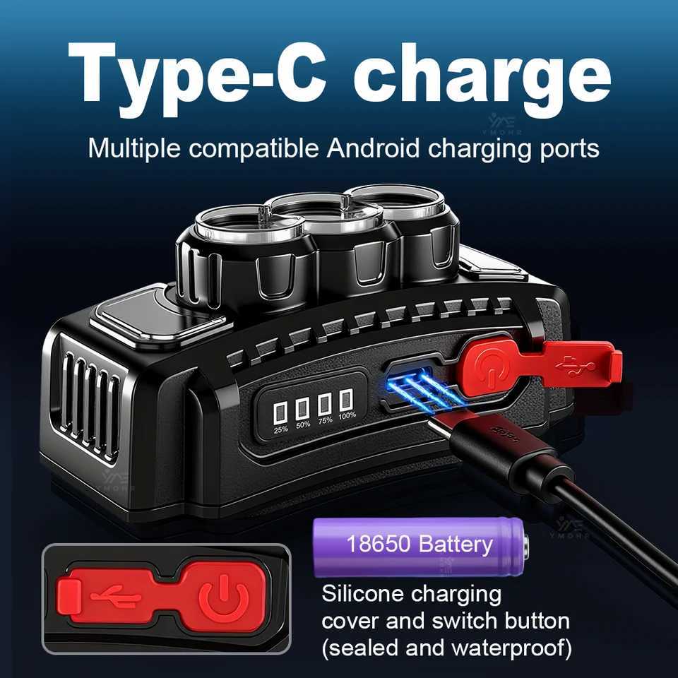 Mini Super Bright LED Headlamp Rechargeable Head Torch Hands Free Red Fishing Head LED Light Running Mining Climbing Head Lamp H260307