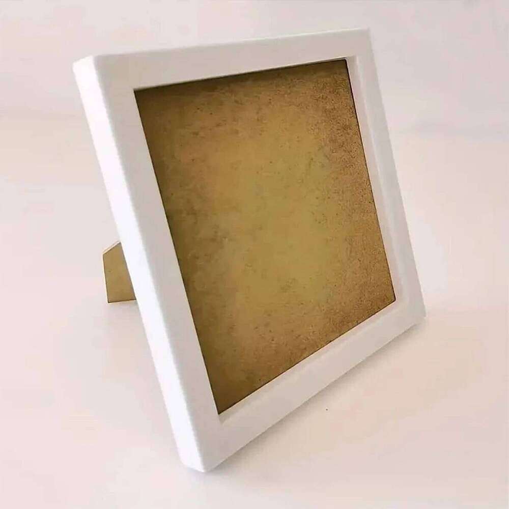 White Plastic Square Picture Self Mounting for Diamond Painting Cross Stitch Photo Frame H260306
