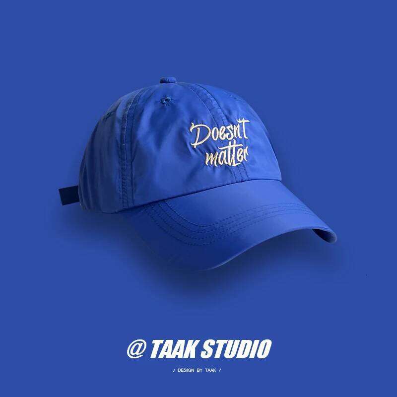 Lightweight Waterproof Soft Top Quick-Drying Baseball Female Summer Sun-Proof Sun Hat Peaked Cap Y260304