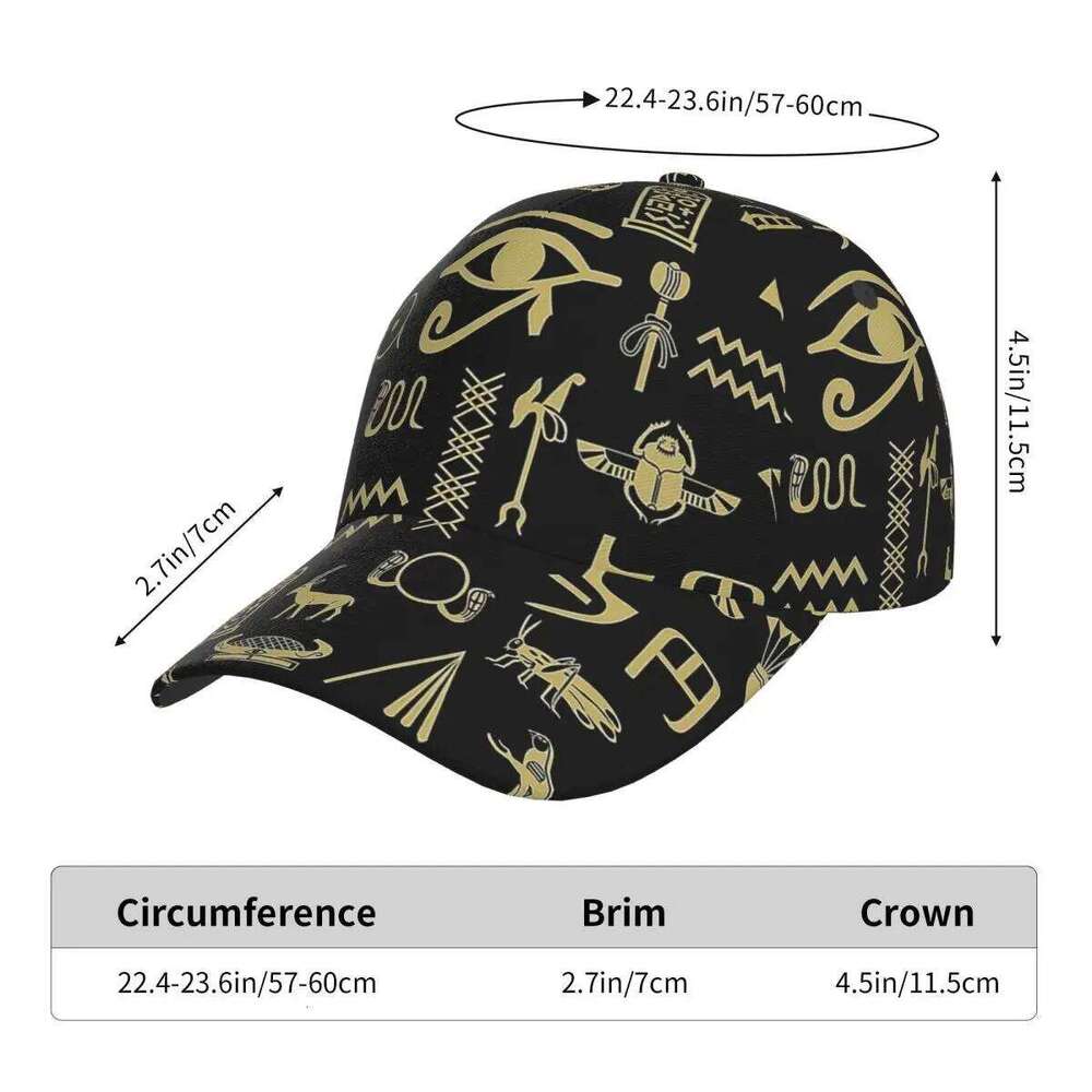 Ancient Egypt God Horus And Anubis Egyptian Pharaoh Caps Men Women Hats Outdoor Cap Sports Baseball Hat Casquette Y260304