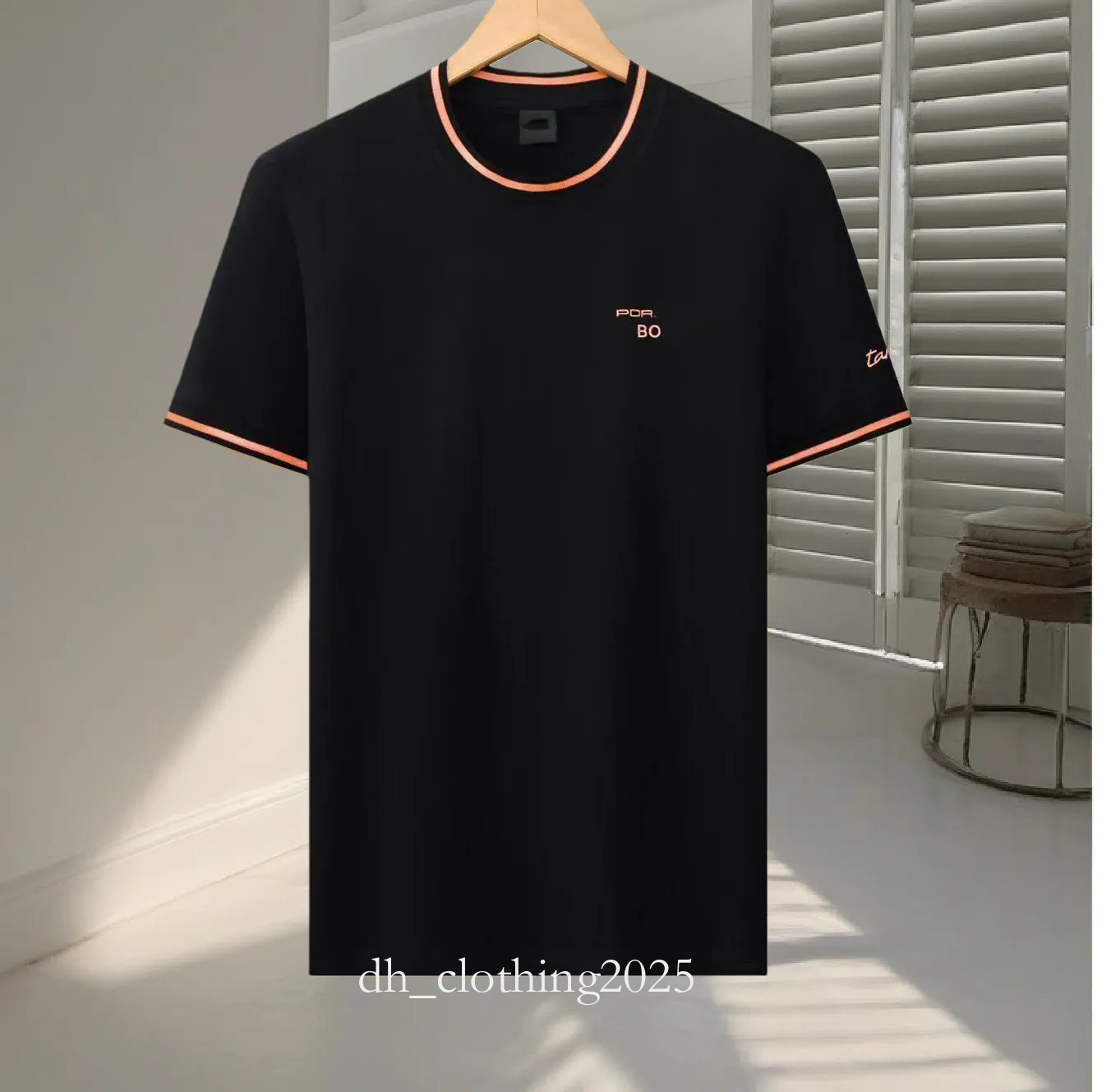 Bosshugo Shirt Men's High Quality Pure Cotton Boos Shirt Designer Summer New Cotton Printed Letter Anime T-Shirt Crewneck Top Men's Clothing ec5