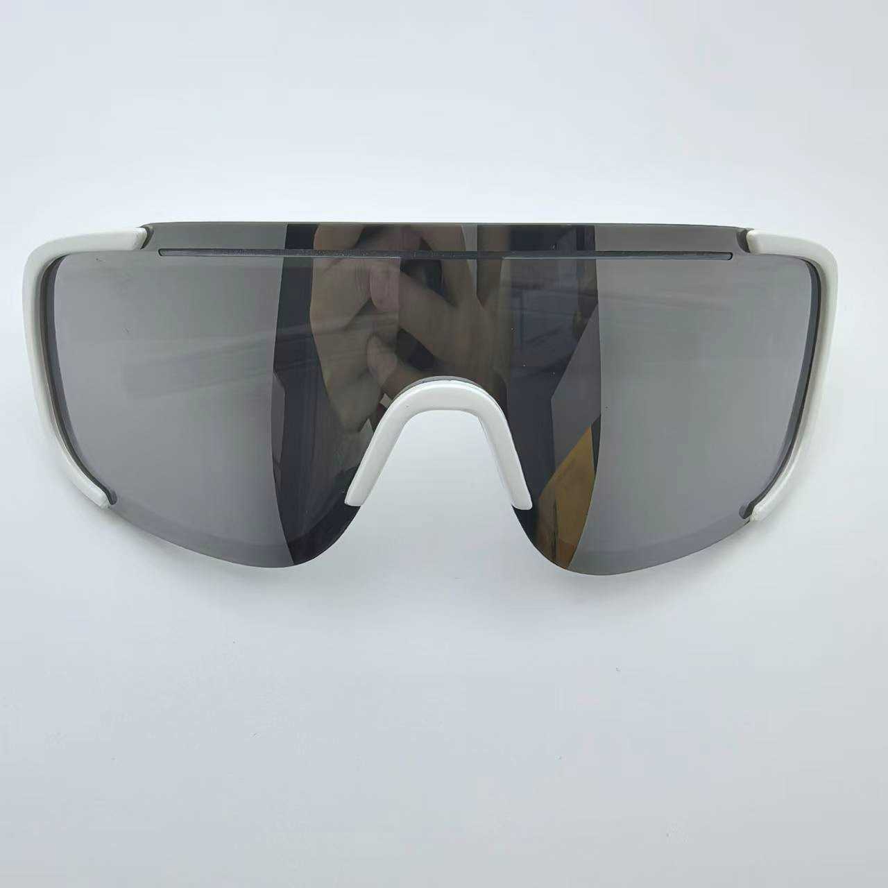 New Outdoor Cycling Sunglasses Bicycle Windproof Sunglasses Mercury Lenses Sunshade Sports Sunglasses Set S260304