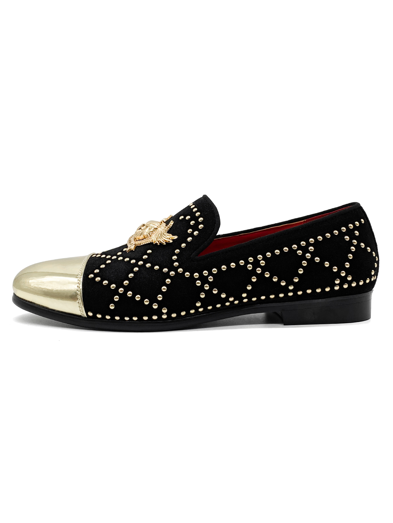 Top quality Designer dress shoes for men and women Luxury Rivet loafers suede Genuine leather casual loafers flats office shoes