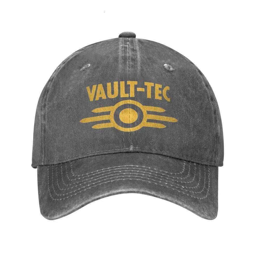 Vault Tec Logo Fallouted Game Sun Cap Unisex-Teens Design Hip Hop Hat Summer Trendy Tennis Skate Hot Sale Baseball Caps Y260304