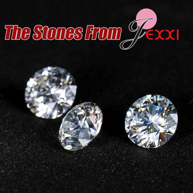 Fast Shipping Pretty CZ Cubic Zirconia Jewelry Set 925 Sterling Silver Romantic Dolphin Pendant Necklace Earrings Set H260307 - view 7