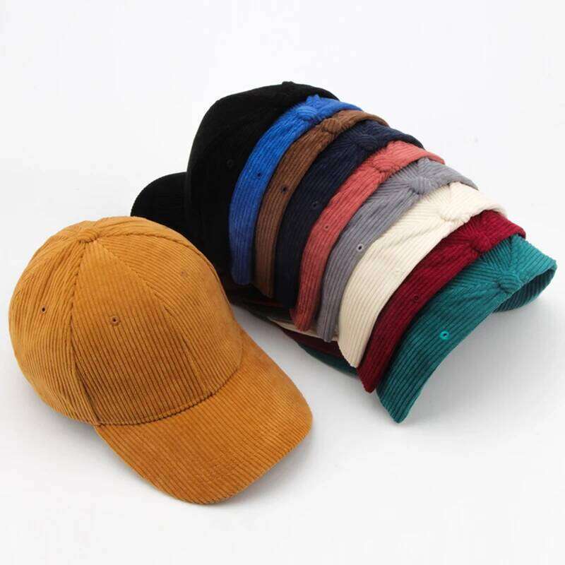 CNTANG 2024 Corduroy Baseball Cap For Women Men's Fashion Snapback Autumn Winter Hip Hop Caps Casual Vintage Brand Hats Unisex Y260304