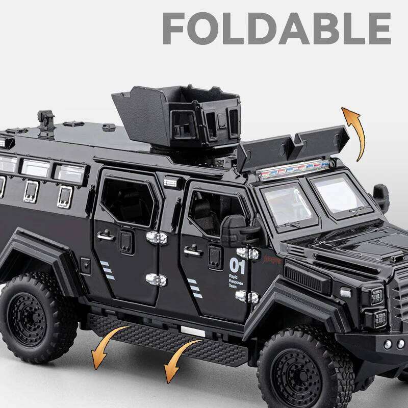 1:32 Ford F-550 Strengthened 4*4 Off Road Special Vehicles Alloy Diecast Model Children's Toy Car Military Series Hobby Gift Z260306