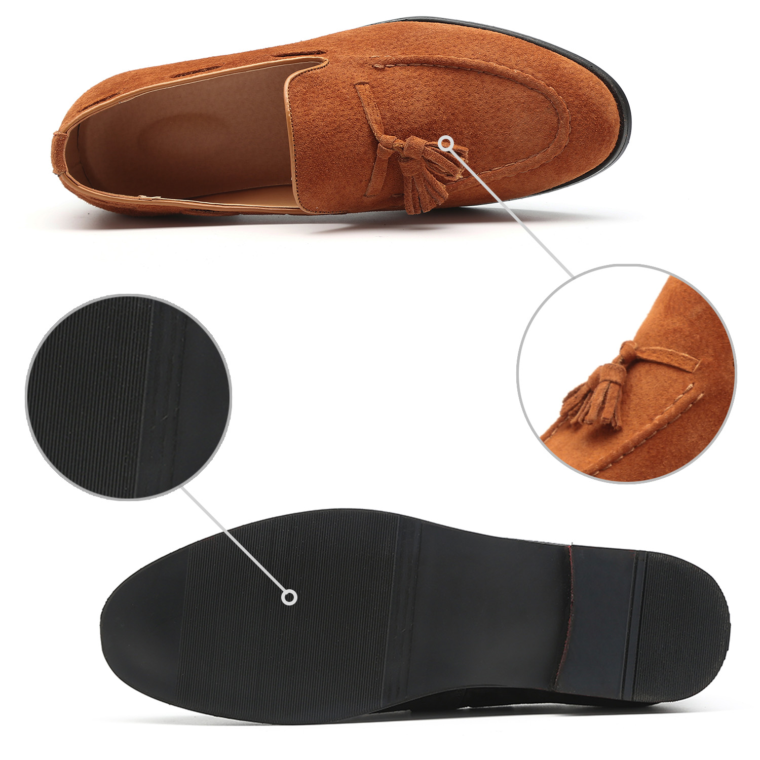 Top quality Designer dress shoes for men and women Luxury loafers suede leather casual loafers flats office shoes 3 size