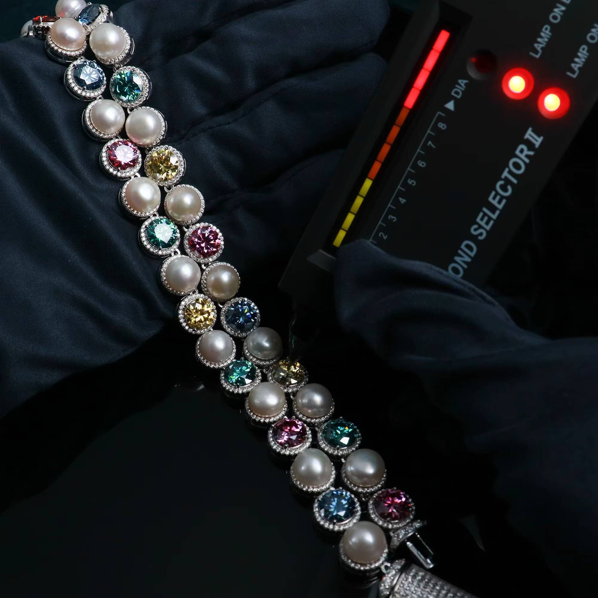 2024 Personalized Custom Masterpiece 925 Sterling Silver VVS Moissanite Diamond Assorted Element Unique Link Chain Necklace