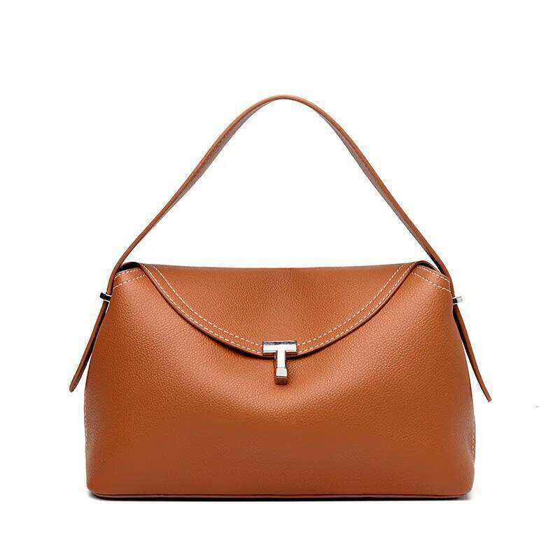 Luxury Designer Lock PU Leather Women's Handbag Retro Crossbody Bag Bucket Tote XJ260306