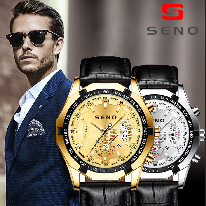 Luxury Designer Sport Men Watch Big Dial Chronograph Waterproof Luminous Multifunctional Quartz Wristwatch for Male Outdoor Sports