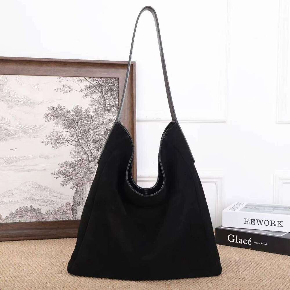 Soft Suede Cow Leather Women's Shoulder Crossbody Bags Luxury Designer Brand Ladies High Quality Large Tote Bag Autumn Winter XJ260306