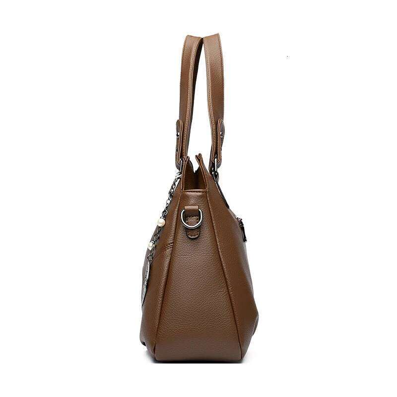 New mom large-capacity women's handbag, fashionable single-shoulder crossbody bag, simple and versatile XJ260306