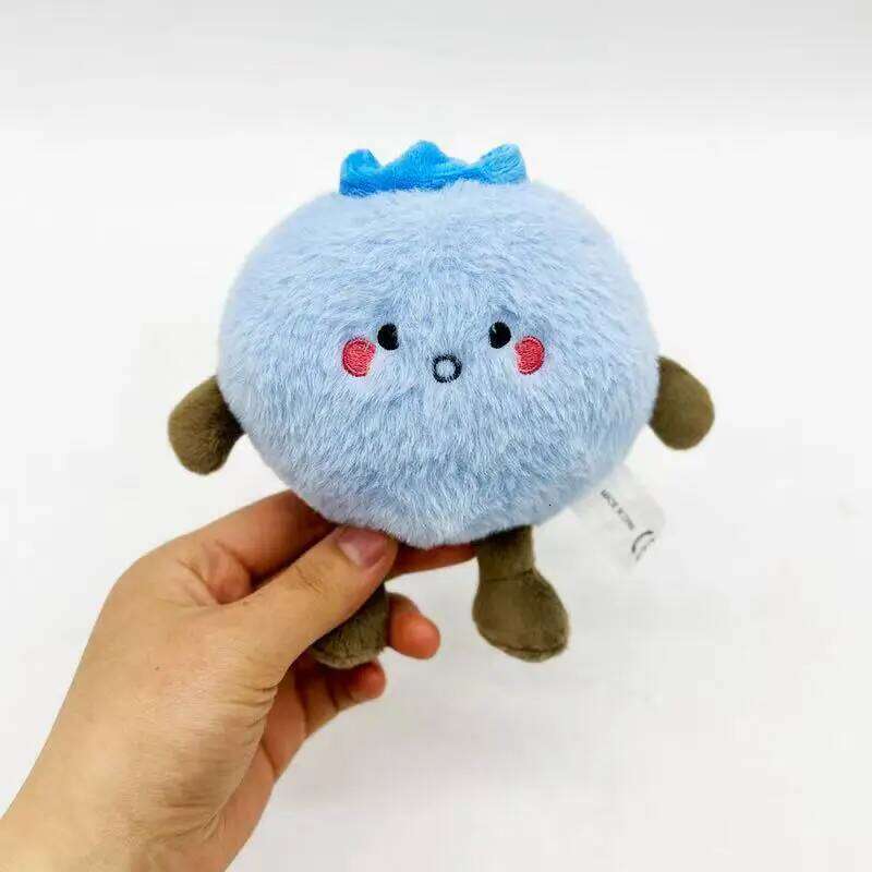 14cm simulation new innocent blueberry stuffed plush toy cartoon anime cute pillow for children's birthday gift fun doll R260908 - view 4
