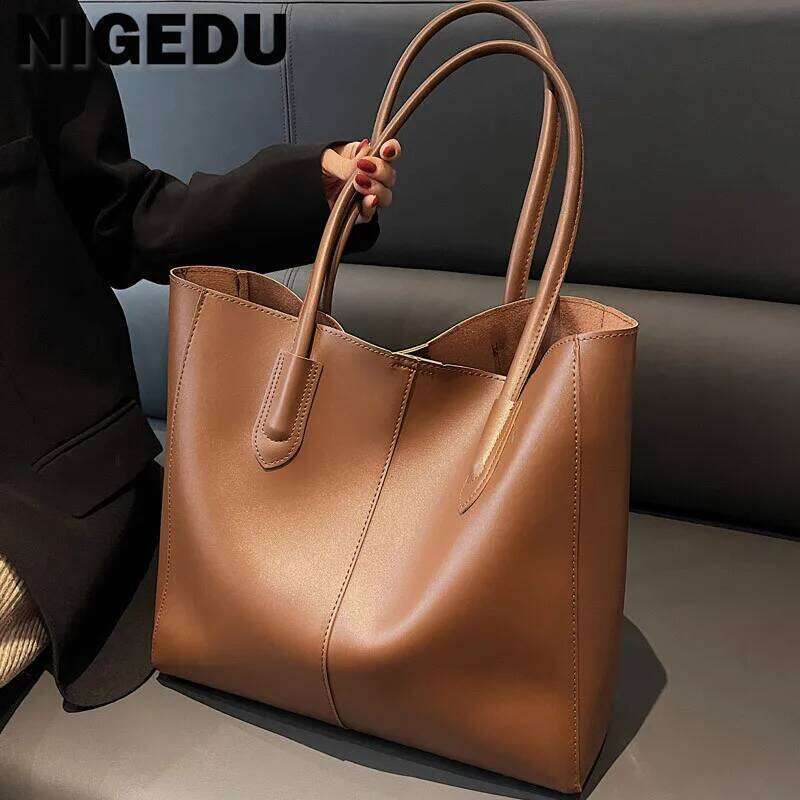 Designer women handbag Large capacity Soft PU leather Commuting lady big Totes Casual female Shoulder bag Shopping Composite Bag XJ260306
