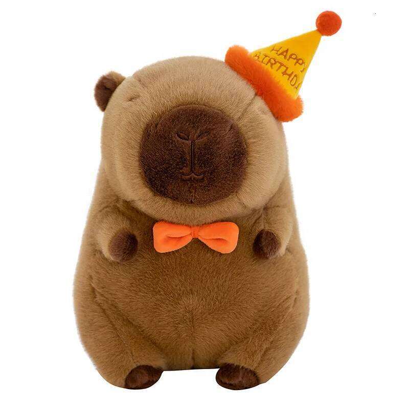 Capybara Plush Cute Capibara Anime Fluffty Toy Kawaii Plushie Happy Birthday Doll Gift for Girl Friend Soft Stuffed Animals R260908 - view 4