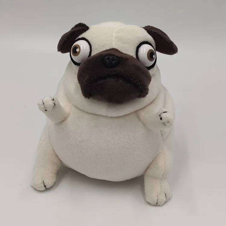 kawaii Plush Toys 15cm dog the Elf Fat Sitting Pug Dogs Toy Stuffed for Kids Children Birthday Gift Dolls R260908 - view 7