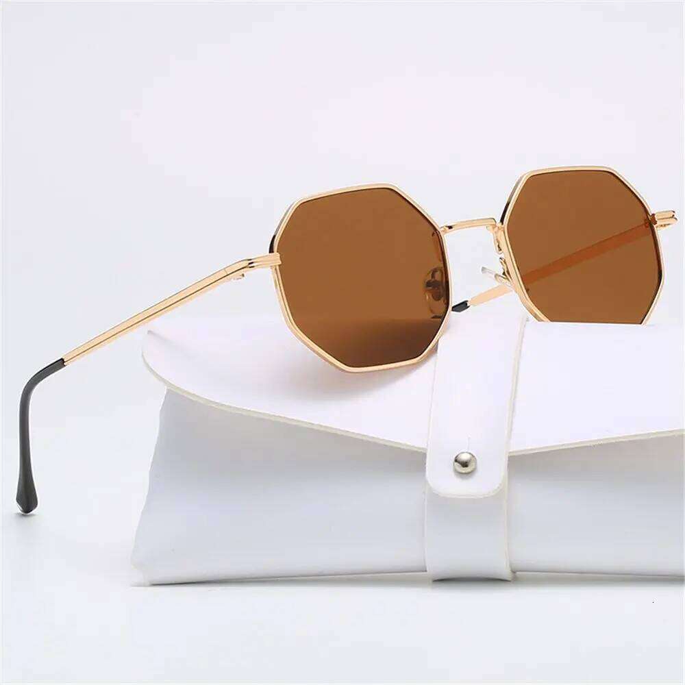 1PC Fashion Small Frame Polygon Sun Glasses Retro Square Sunglasses for Men/Women Vintage Outdoor Driving Eyewear Z260306