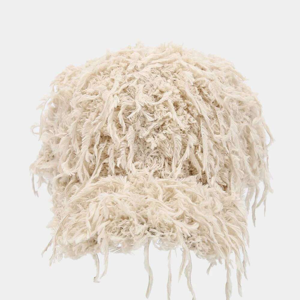 New Autumn Faux Fur Plush Warm Thick Baseball Cap Adjustable Winter Fashion Sports Hat Y260304