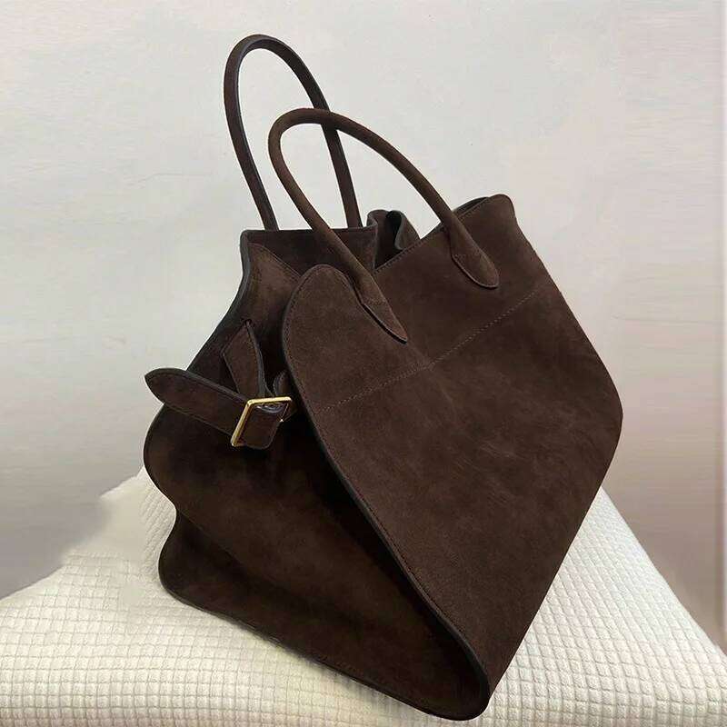 Tote Women Shoulder Suede Large Capacity Shopping Retro Class Bag for Girl Designer Bags Bolsos Mujer XJ260306