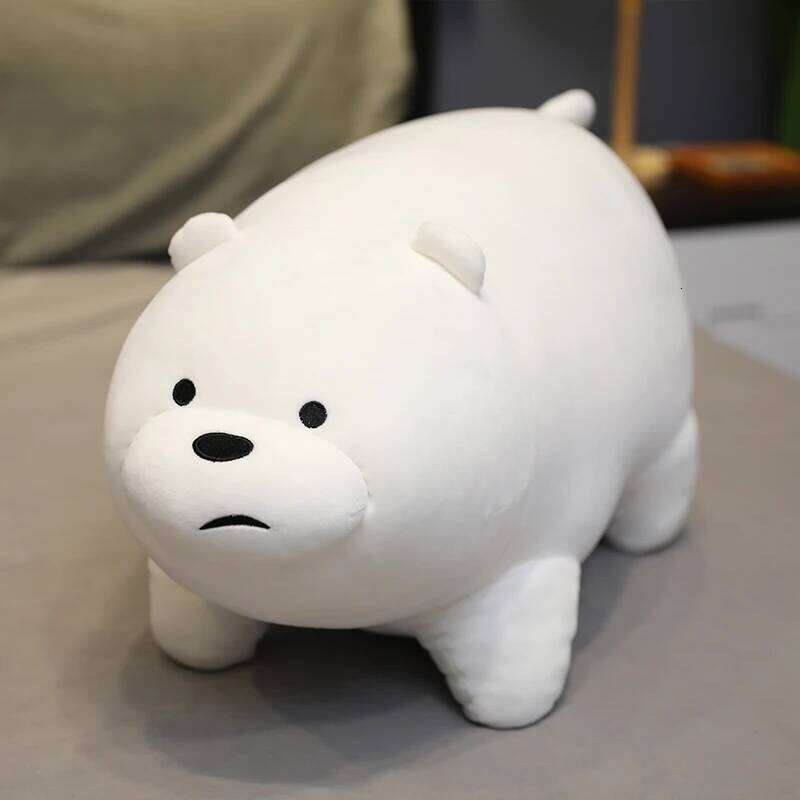 Kawaii Plush Toys Grizzly Panda Ice Bear Stuffed Dolls We Bare Bears Plushies Figures Gifts R260908 - view 5