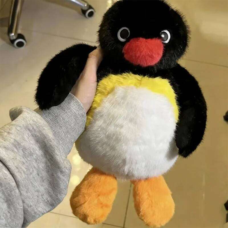 30cm Superpower Series Fluffy Angry Penguin Plush Toy Cute Companion Comfort Doll Soft Pillow Room Sofa Decorative Cushion Gift R260908 - view 3