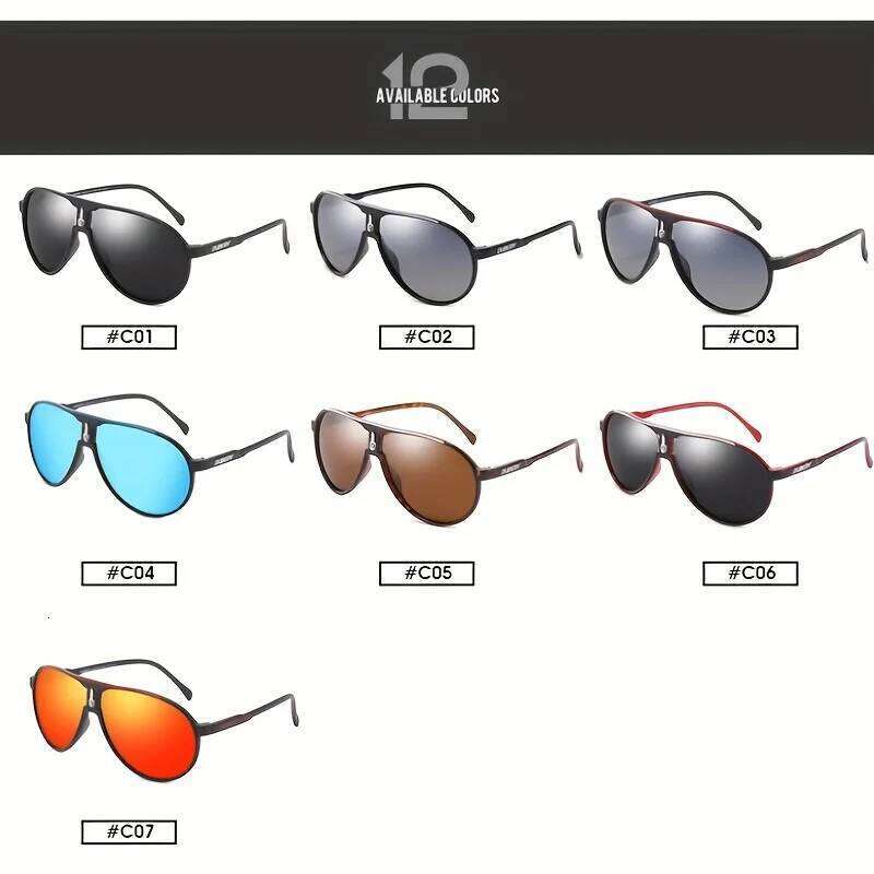 DUBERY Polarized UV400 Protection Sunglasses For Men And Women 7 Colors Model 102 Z260306