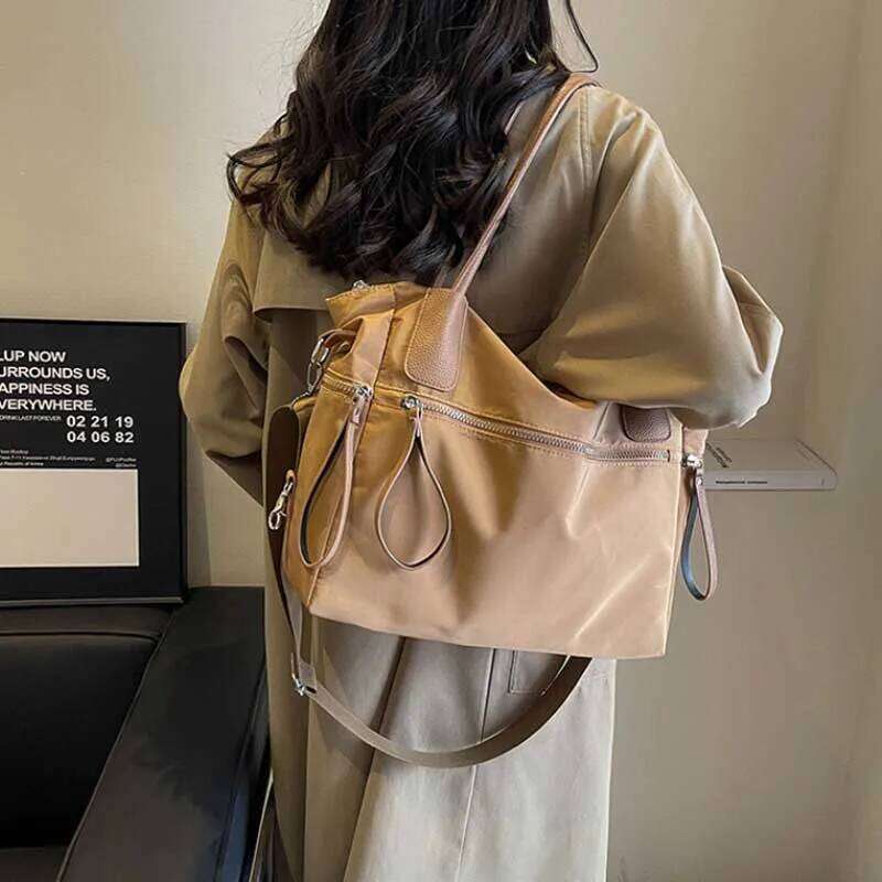 Vintage Nylon Women Large Capacity Waterproof Shoulder Bag Daily Commuting Handbag Travel For StylishTotes Bags XJ260306
