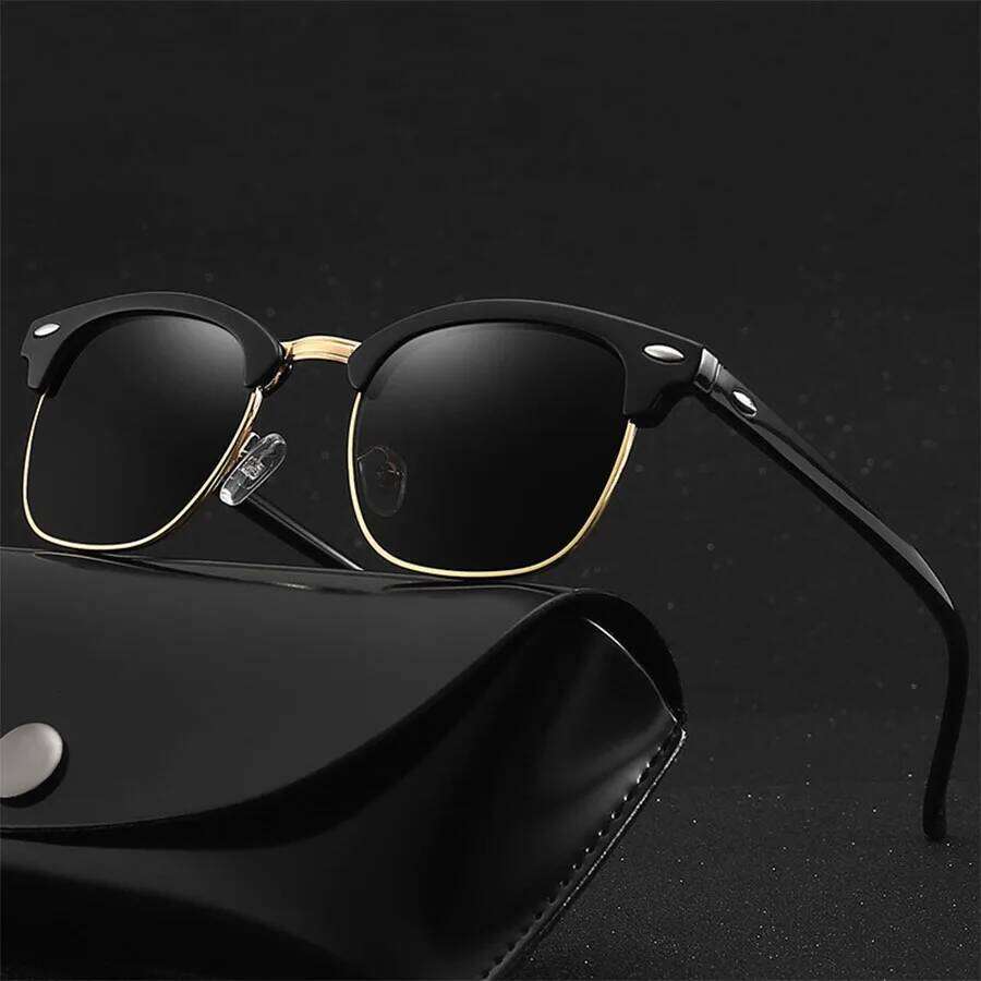 2pcs New Fashion Sunglasses UV400 Protection Anti-glare Eyewear For Men Women Driving Leisure Glasses Z260306
