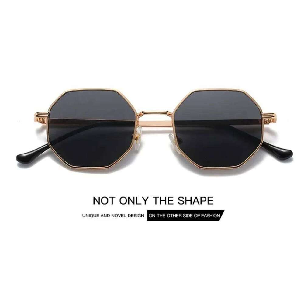 Retro Polygon Sunglasses Women Men Gradient Lenses Fashion Goggle Glasses Female Trends Shades Outside UV400 Eyewear Z260306