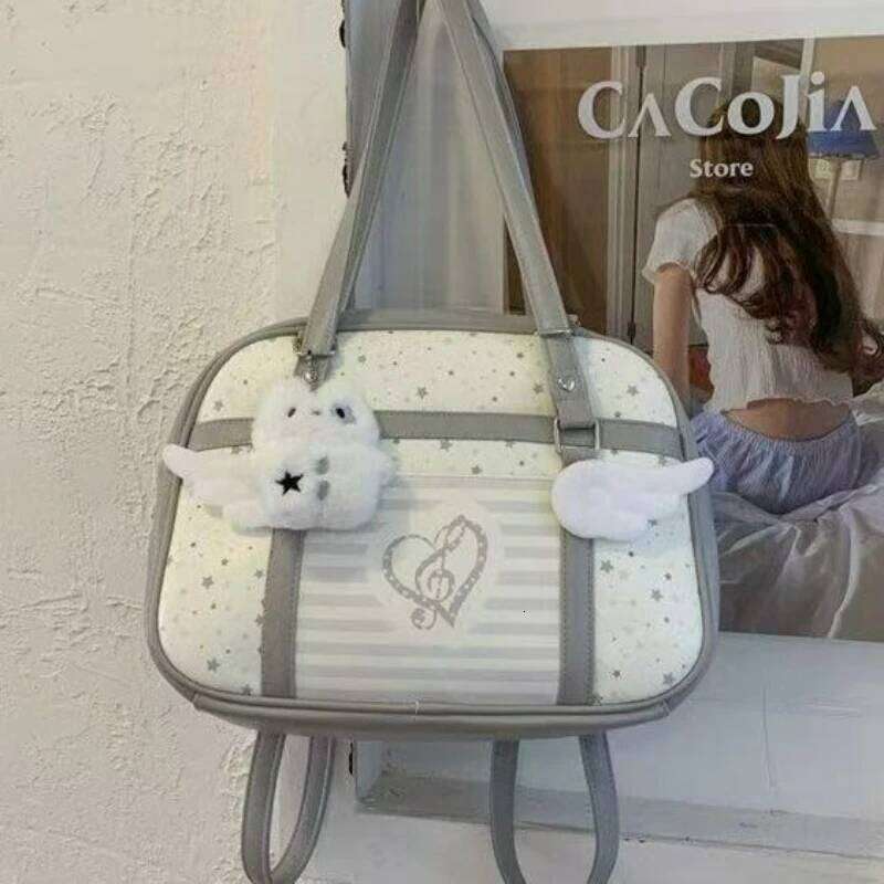 Autumn Japanese Messenger Shoulder Large Capacity Office Commuter for Women Textured Casual and Simple Style School Bag XJ260306