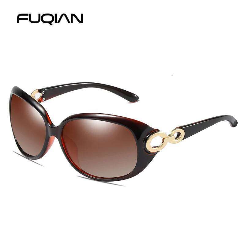 Brand Design Oversized Polarized Sunglasses Women Luxury Big Oval Plastic Ladies Driving Sun Glassses Vintage UV400 Z260306