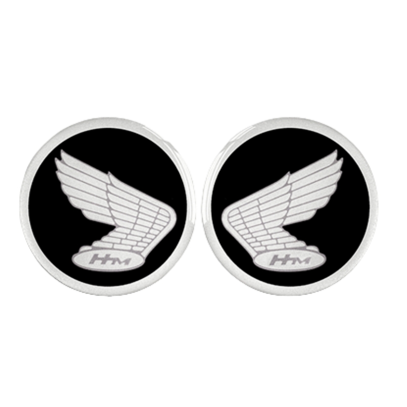 Sticker For Honda Wing Mark Emblem HM Mark Classic Export Japan Quality Honda Motorcycle Custom Black Red Hot Sale code09