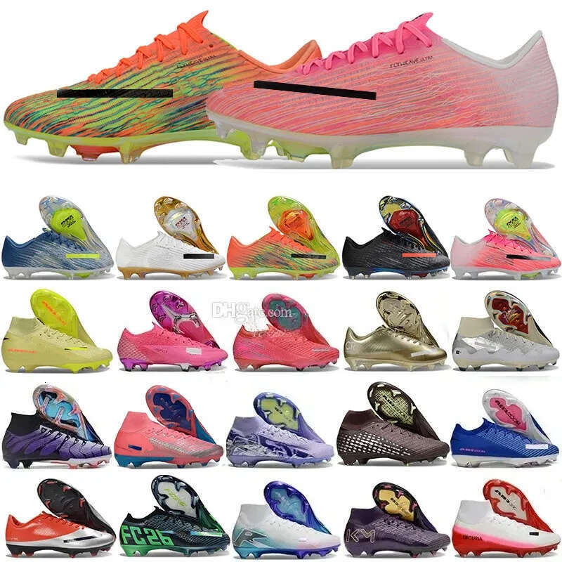 Football Shoes SuperfIy 11 VAP0R 17 Mercuriel 2026 Soccer Cleats Low-cut collar FlyWeave Ultra Pink Mens Youth FG Boots 1314Top
