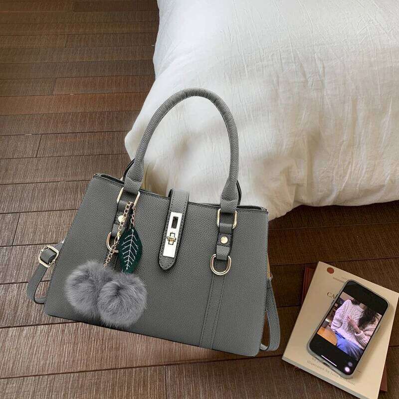 Fashion Women Shopper Totes Solid Color PU Leather Large Capacity Handbag Ladies Luxury Designer Crossbody Shoulder Bag XJ260306