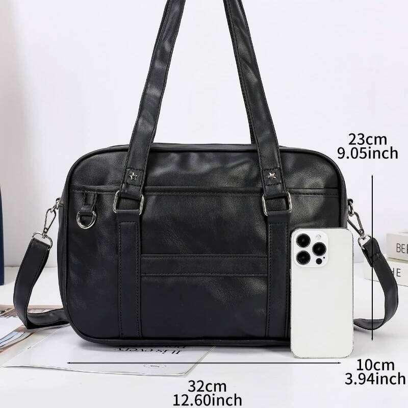 Fashionable and Minimalist Student Class Commuting Solid Color Shoulder University Style Uniform Bag, Crossbody Bag XJ260306