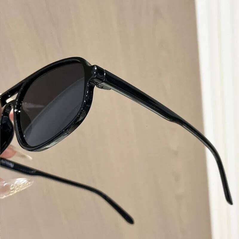 Retro Pilot Sunglasses 2025 New in Vintage Double Bridge Sun Glasses Women Trendy Luxury Brand Design Outdoor Shades Z260306