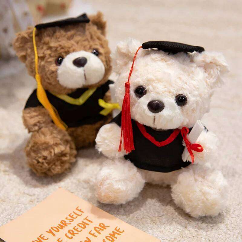 17cm Holiday Teddy Plush Valentine Christmas Graduation Days Kawaii Little Bear Stuffed Dolls Home Decor Toys R260908 - view 5
