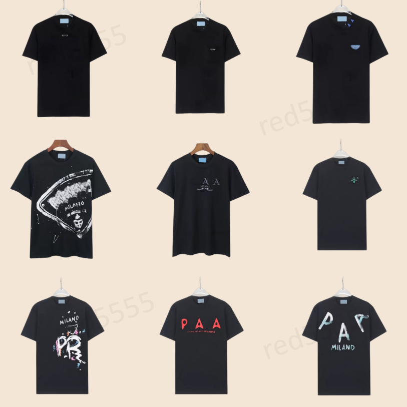 Designer Shirt Women Men T-Shirts Mens T Shirt Womens Clothes T-Shirts Summer Short Sleeve Men Shirt Short T-Shirt Clothes Classic Pada Polo Tshirt