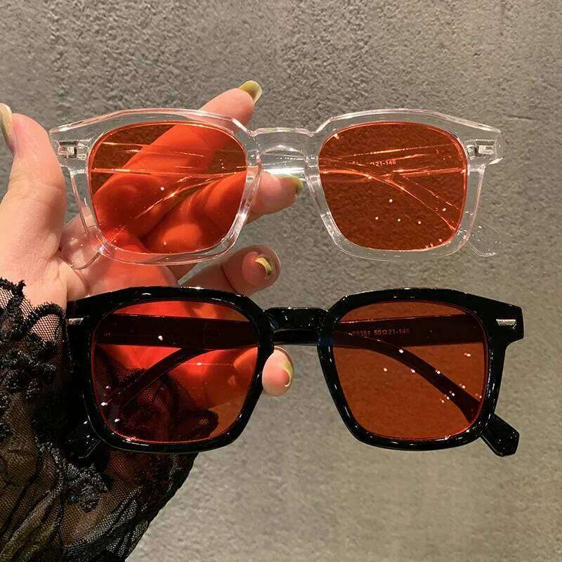 brand high-quality new polygon meter nail square Fashion men hip hop glasses retro sunglasses women Z260306