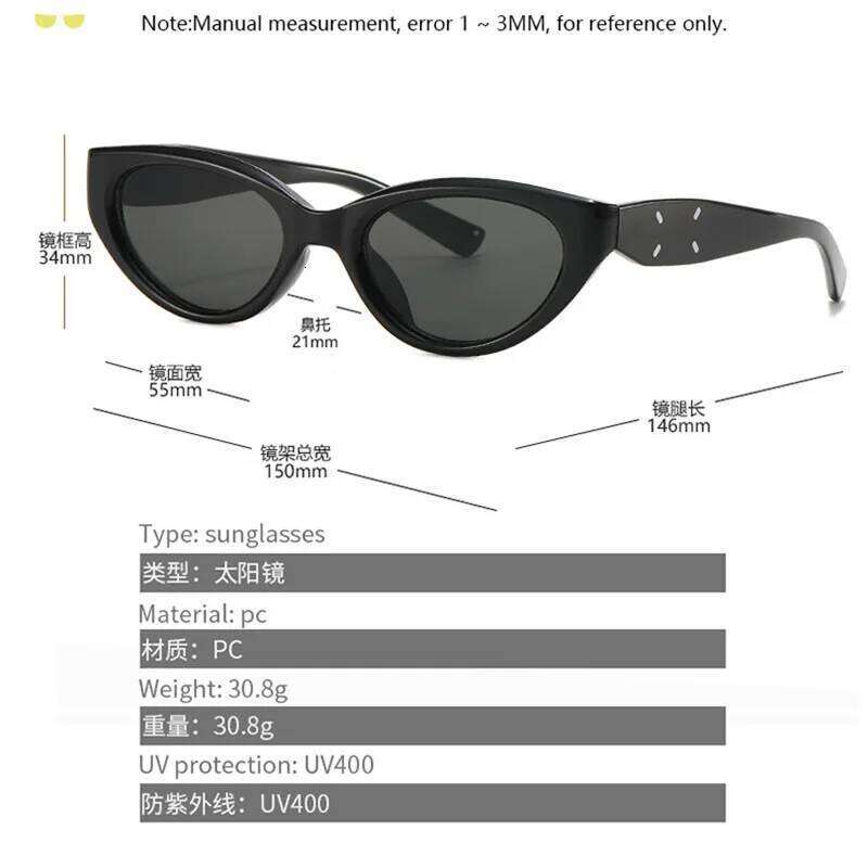 Cat Eye Shape Women's Sunglasses Vintage Retro Style UV400 Protection Sun Glasses Women Travelling Hiking Men Sunglass Z260306
