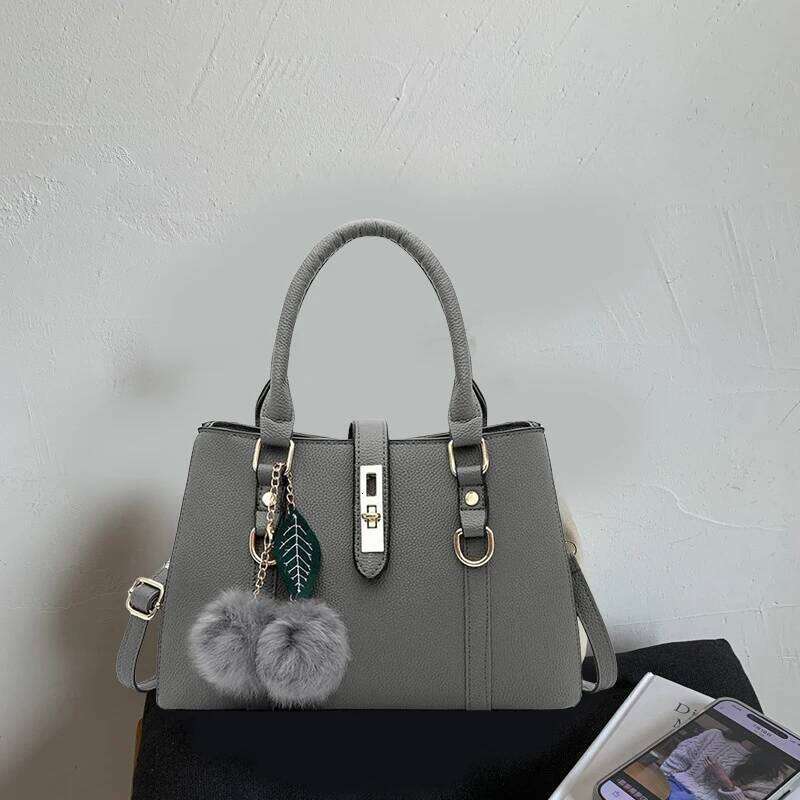Fashion Women Shopper Totes Solid Color PU Leather Large Capacity Handbag Ladies Luxury Designer Crossbody Shoulder Bag XJ260306