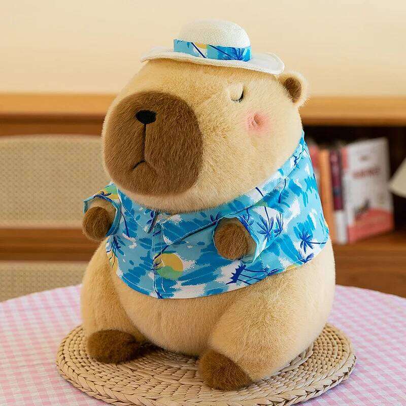Capybara Plush Cute Capibara Anime Fluffty Toy Kawaii Plushie Happy Birthday Doll Gift for Girl Friend Soft Stuffed Animals R260908 - view 7