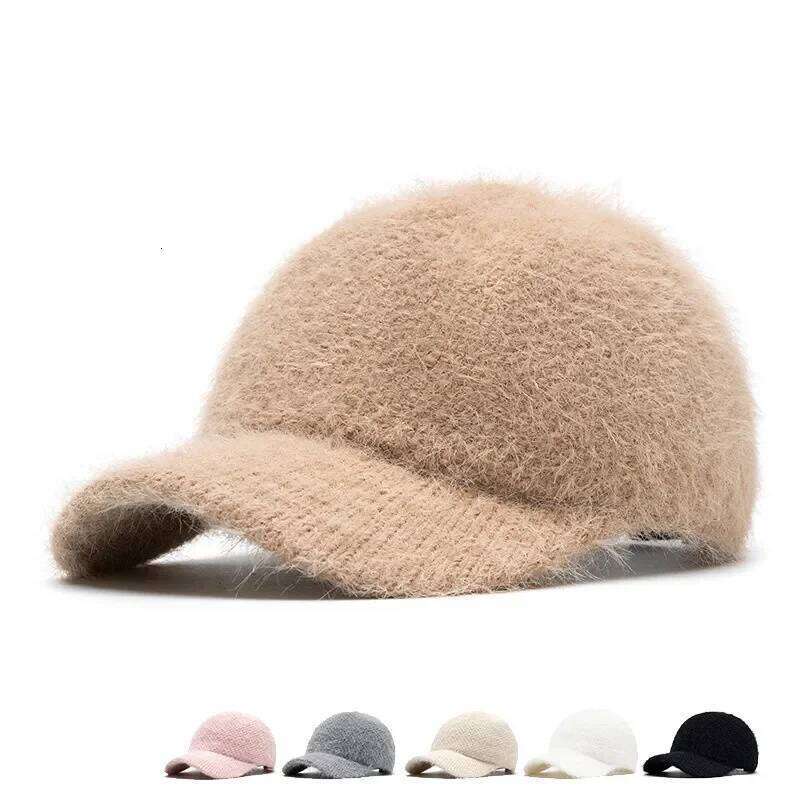 2025 Winter Cotton Solid Warm Casquette Baseball Cap Adjustable Outdoor Snapback Hats for Men and Women 274 Y260304