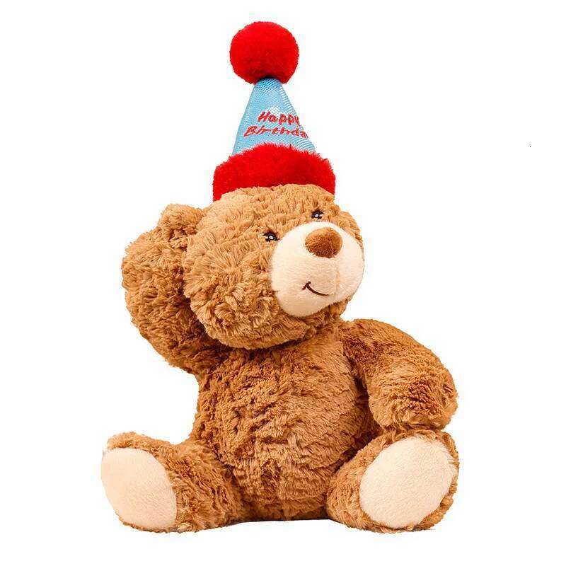 Aurora Happy Birthday Teddy Bear Plush Toys Sweet Smile Stuffed Soft Wedding Baby Toy Valentine Lover Gift Cute Animal Doll R260908 - view 4