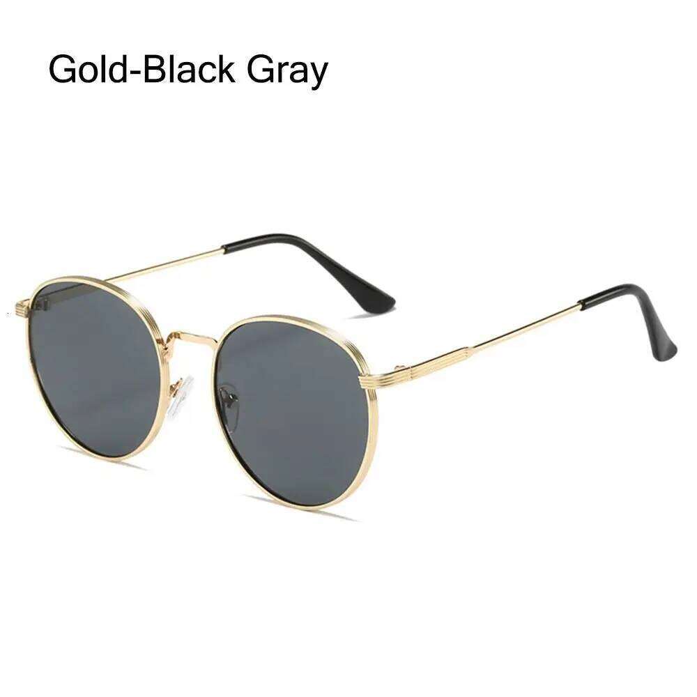 Fashion Circle Round Sunglasses Vintage UV Protection Frame Sun Glasses Summer Eyewear for Women Men Z260306