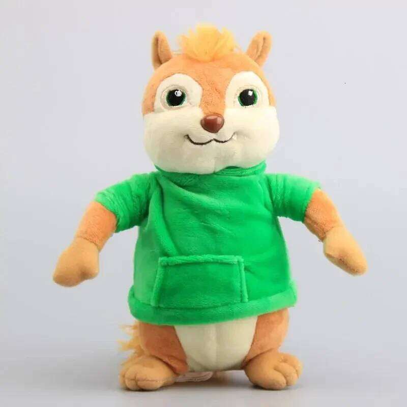 New 3pcs 22cm Alvin and the Halloween Plush Toys Kawaii Fluffy Chipmunks Stuffed Animals Birthday Christmas Gift R260908 - view 5