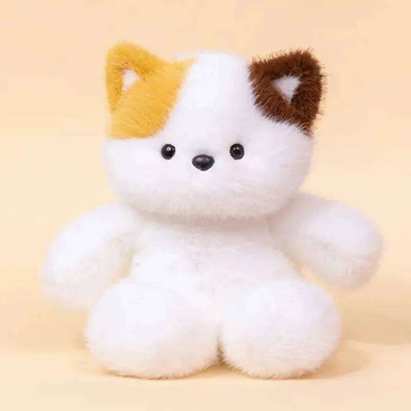 1pcs cute running bear kitten doll little wool fleece toy pillow girl birthday gift R260908 - view 6