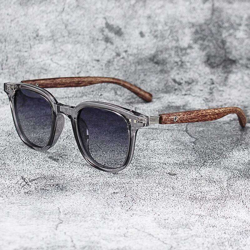 New Arrival Men Vintage Wooden Frame Sunglasses Classic Brand Sun Glasses Coating Lens Driving Eyewear for Men/women Z260306
