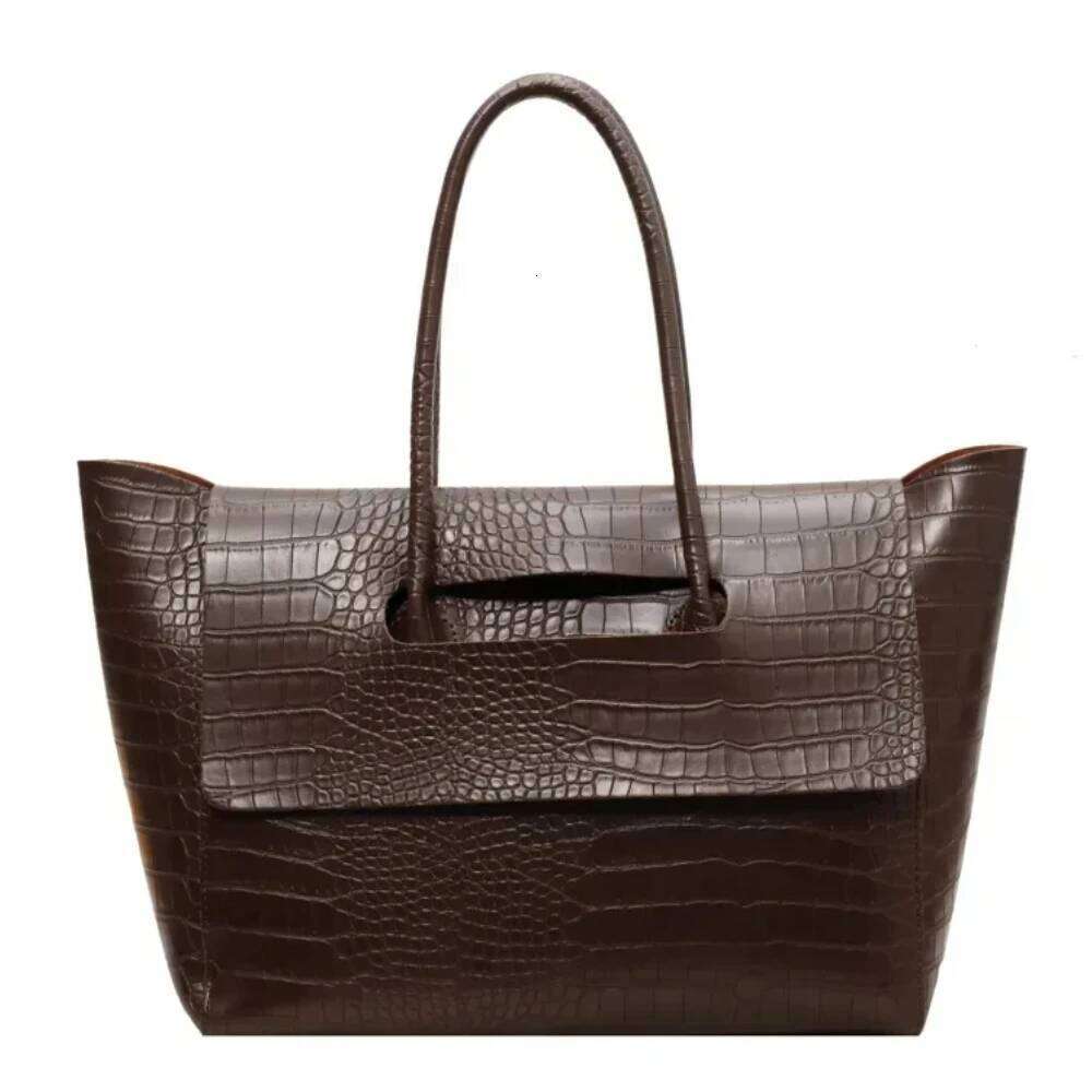Luxury Crocodile Pattern Women Handbag With Short Handle Shoulder 2026 New Designer Large Capacity Travel Bag Trend Tote XJ260306